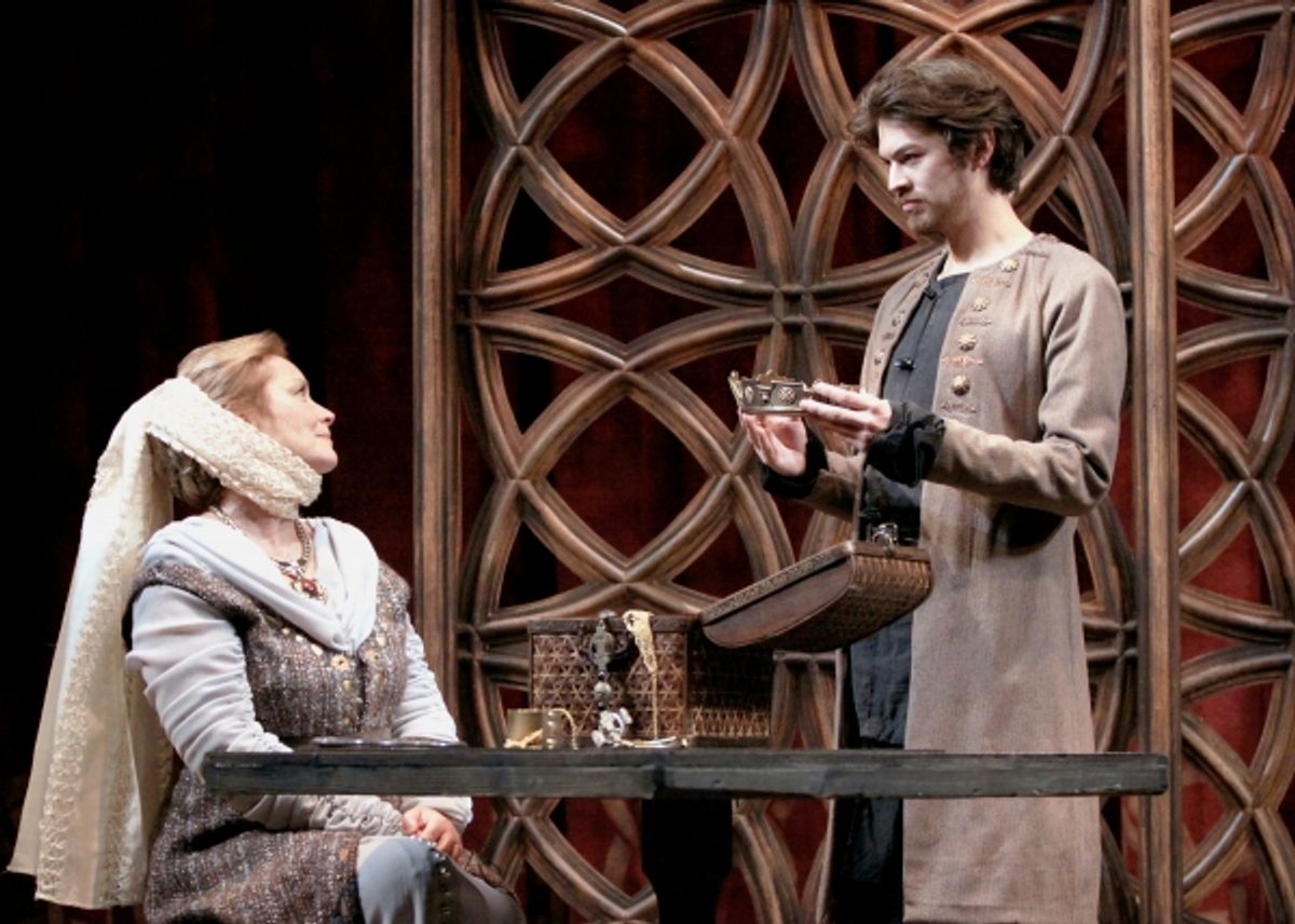 Lisa Harrow and Devin Norik at 